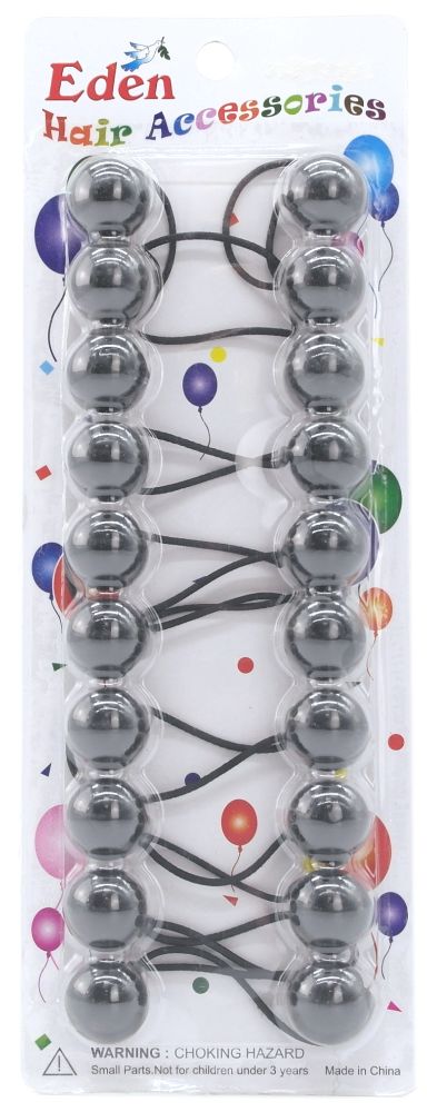 Eden Hår Accessoires Sort 10 stuks