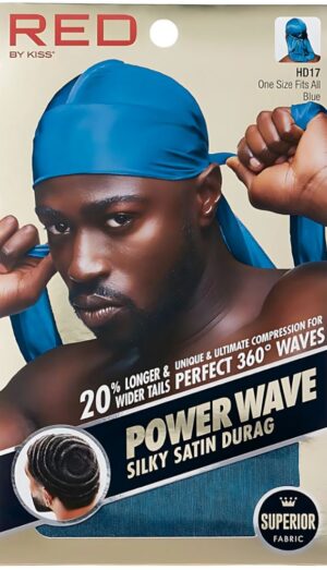 Red By Kiss Power Wave Silky Satin Durag - Blauw