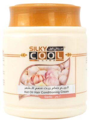 Silky Cool Hot Oil Hair Cream Garlic 1 l