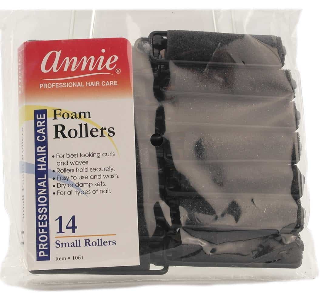 Annie Foam Rollers Small Sort 14 stuks
