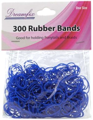 Dreamfix Blauwe Haarelastiekjes 300 stuks