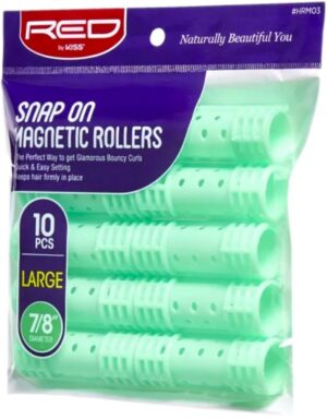 Red By Kiss magnetische rollers groot