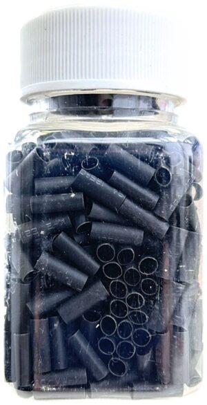 Krimpbare microklemmen Sort 500 stuks